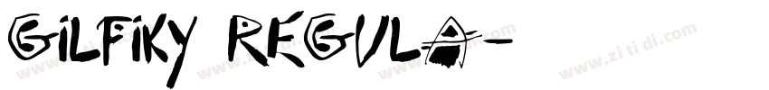 gilfiky regula字体转换